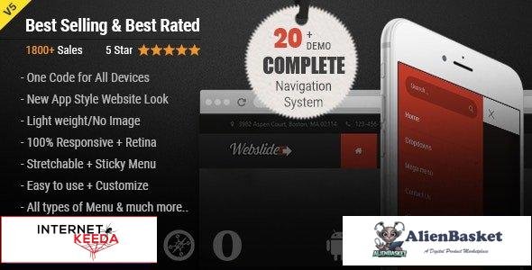 60224  Web Slide v5.5 - Responsive Mega Menu for Bootstrap 3+