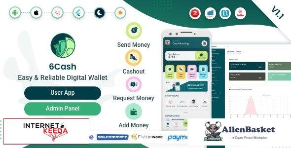 61579  6Cash v2.0 - Digital Wallet Mobile App with Laravel Admin Panel - 