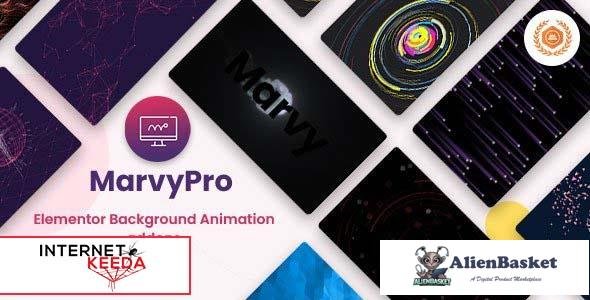 60255  MarvyPro v1.6.0 - Background Animations for Elementor