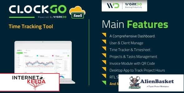 60301  ClockGo SaaS v3.4.0 - Time Tracking Tool - 