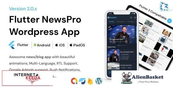 60409  NewsPro v2.0.0 - Flutter News App For Wordpress