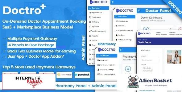 60420  Doctro - On-Demand Doctor Appointment Booking SaaS Marketplace Business Model + App - 1 June 