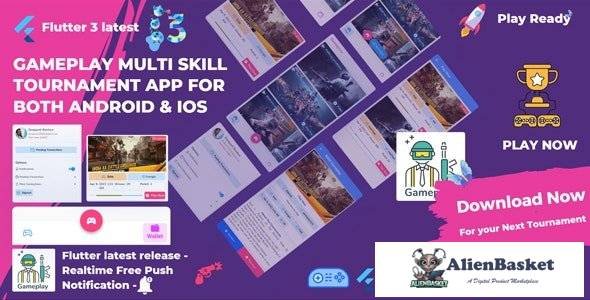 60521  Gameplay Multi Skill Tournament App for Android & IOS - Flutter 3 v1.0.2