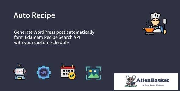 60529  Auto Recipe v1.0.1 - Automatic Recipe Posts Generator Plugin for WordPress