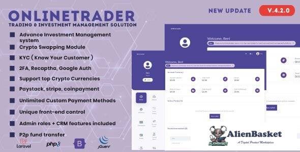 60551  OnlineTrader v4.2.0 - Trading and investment management system - 