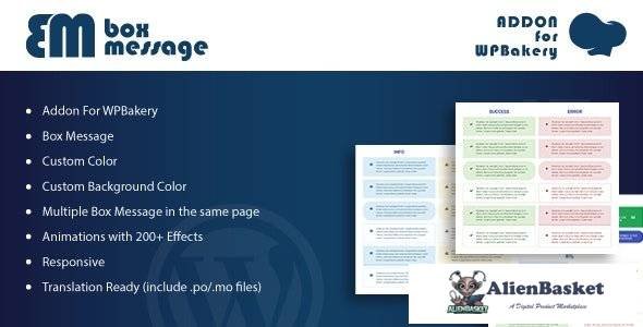 60685  Box Message v1.0 - Addons for WPBakery Page Builder WordPress Plugin