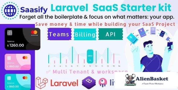 60654  Saasify v2.0 - advance Laravel SaaS Starter kit