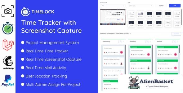 60691  Timelock v1.5 - Project Management System With Screenshot Capture