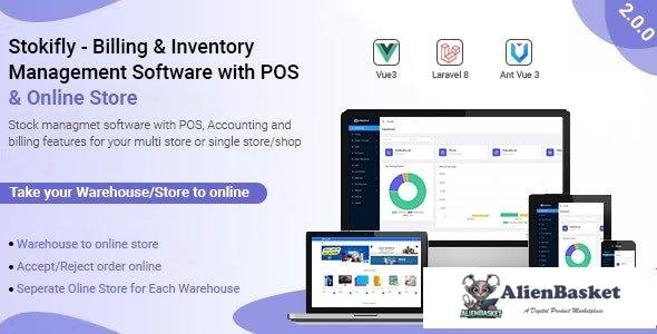 60737  Stockifly v2.0.0 - Billing & Inventory Management with POS and Online Shop