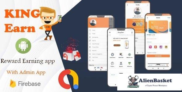 60785  KingEarn v3.0 - Android Rewards Earning App With Admin App