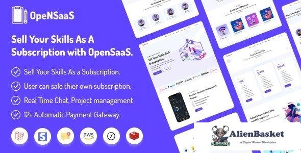 60791  OpenSaaS v1.0 - Sell Your Skills As A Subscription (SAAS)