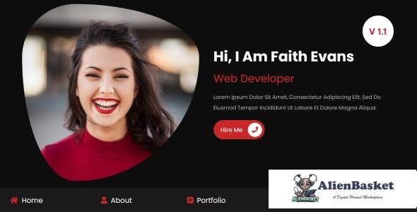 60792  TanzaMe v1.1 - Laravel Personal Portfolio