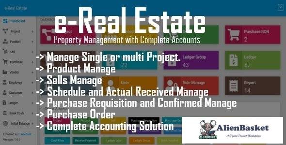 60796  e-Real Estate - Property Management with Complete Accounts