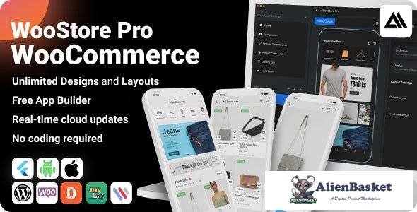 61315  WooStore Pro WooCommerce v3.4.0 - Flutter E-commerce Full App, Multi vendor marketplace suppo