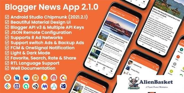 60831  Blogger News App v2.1.0 - Blogger API v3