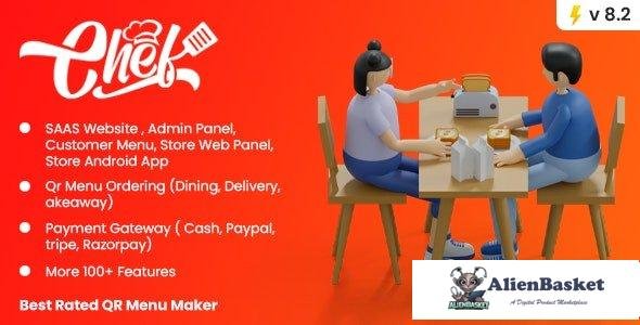 60871  CHEF v8.2 - SaaS - Contactless Multi-restaurant QR Menu Maker