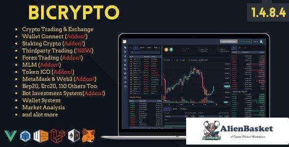 60939  Bicrypto v1.4.8.5.4 - Crypto Trading Platform, Exchanges, KYC, Charting Library, Wallets, Bin