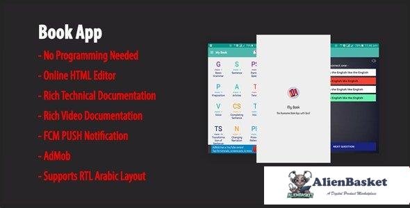 60988  My Book v1.8 - Native Android Book App | Quiz | AdMob | FCM PUSH Notification