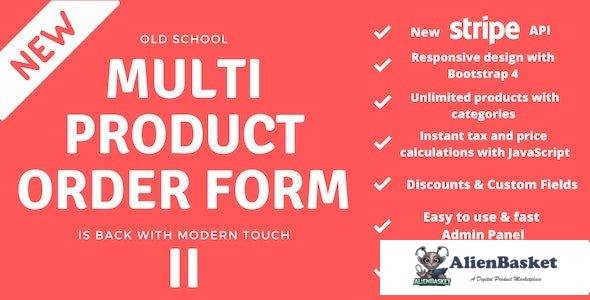 60995  Multi Product Order Form 2 - v3.0