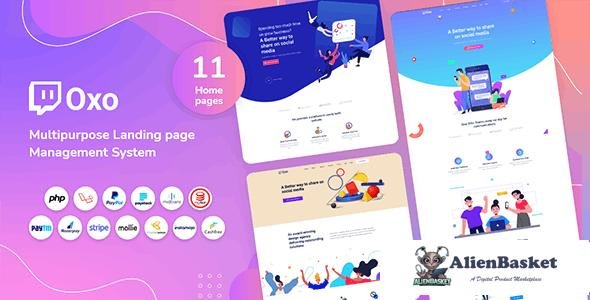 61161  OXO v1.7 - Multipurpose Landing page CMS - 