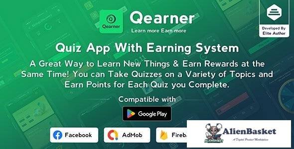 61308  Qearner v2.0.3 – Quiz App | Android Quiz game with Earning System + Admin panel - 