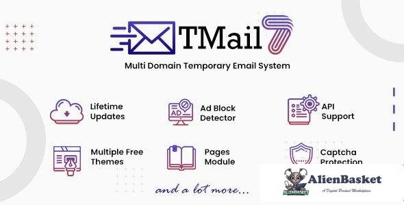 63484  TMail v7.4 - Multi Domain Temporary Email System - 