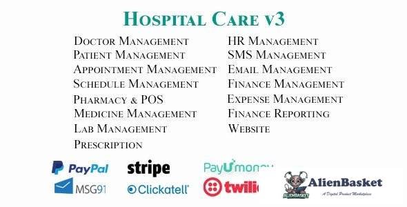 61381  Hospital Care - Hospital Management System + Patient App - 7 August 2022