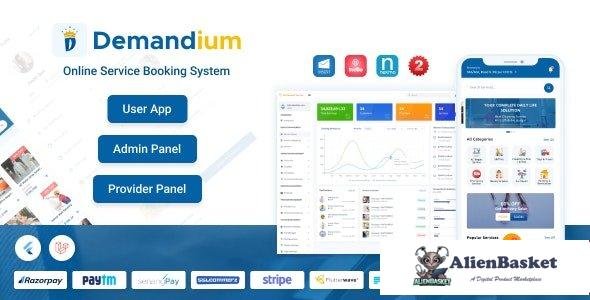 61420  Demandium v1.0 - Multi Provider On Demand, Handyman, Home service App with admin panel - null