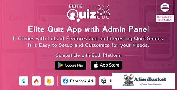 61486  Elite Quiz v2.0.5 - Trivia Quiz | Quiz Game - Flutter Full App + Admin Panel - 