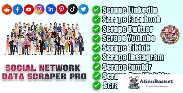 61487  Social Network Data Scraper Pro v1.8.0.2