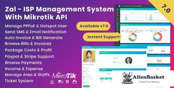 61511  Zal v7.0 - ISP Management System With Mikrotik API - 