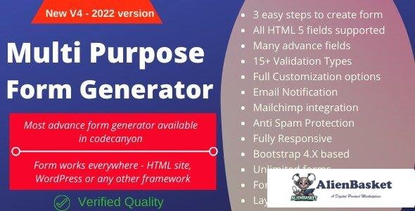 61623  Multi-Purpose Form Generator & docusign (All types of forms) with SaaS v4.8 - 
