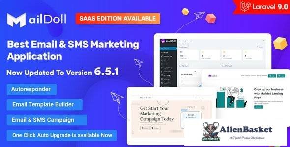 61638  Maildoll v6.5.3 - Email Marketing & SMS Marketing SaaS Application
