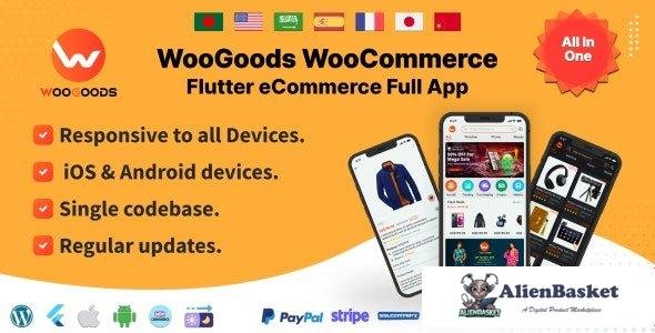 61690  Woogoods WooCommerce - Flutter E-commerce Full App - 8 September 2022