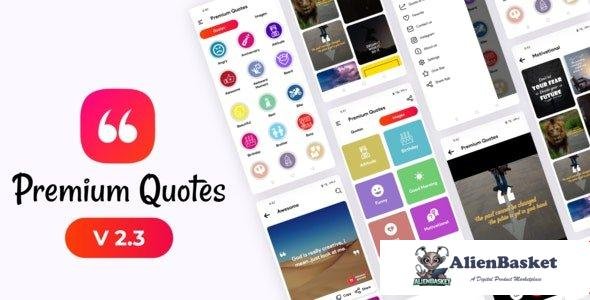 61718  Premium Quotes v2.3 - Quotes App With Admin Panel, Admob and Applovin Ads