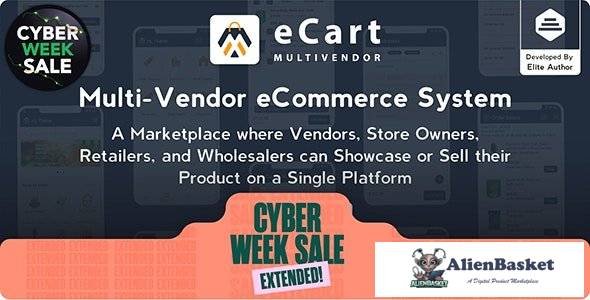 61721  eCart v4.0.1 - Multi Vendor eCommerce System - 