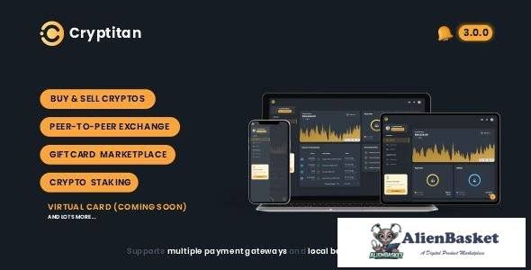 61813  Cryptitan v3.0.0 - Multi-featured Crypto Software & Digital Marketplace