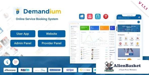 61814  Demandium v1.1.1 - Multi Provider On Demand, Handyman, Home service App with admin panel - nu