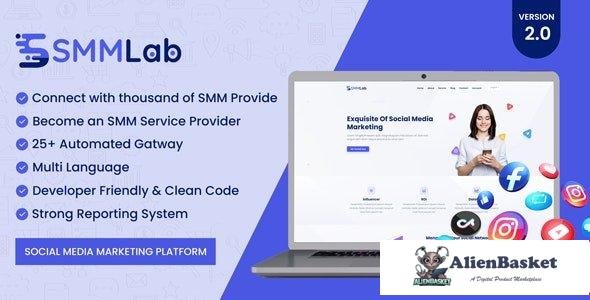 65973  SMMLab v2.3 - Social Media Marketing SMM Platform - 