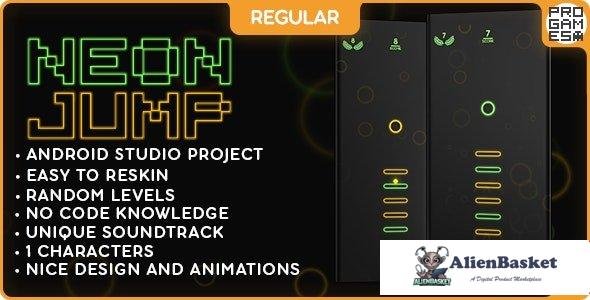 61939  Neon Jump (REGULAR) - ANDROID - BUILDBOX CLASSIC game