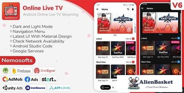 61940  Android Online Live TV Streaming v6.0