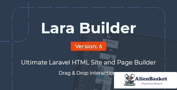 62003  LaraBuilder v6.4.0 - Laravel Drag&Drop SaaS HTML site builder