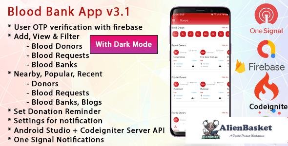 64392  Blood Bank App With Admin Panel & Material Design v3.3.1