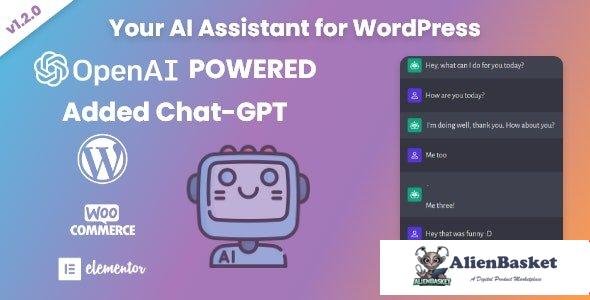 62766  Your AI Assistant for WordPress v1.3.0 - Easy Use OpenAI Services