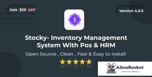 62284  Stocky v4.0.5 - POS with Inventory Management & HRM