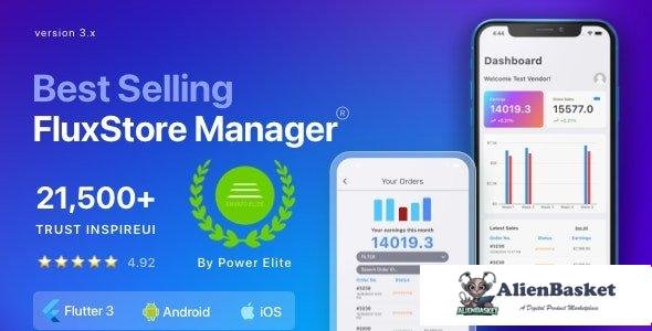 62305  FluxStore Manager v3.7.0 - Vendor and Admin Flutter App for Woocommerce