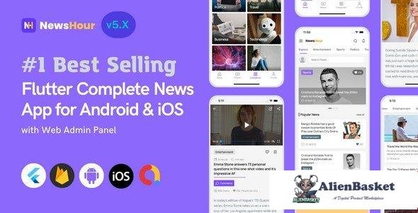 66220  News Hour v5.0.8 - Flutter News App for Android & iOS with Admin Panel