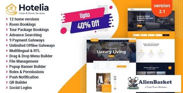 62369  Hotelia v2.1 - Hotel Booking / Resort Booking Management Website