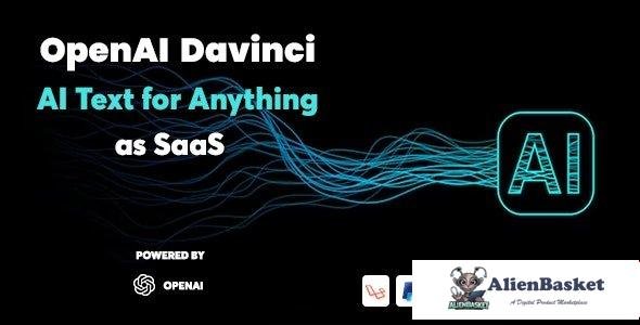 63798  OpenAI Davinci v2.5 - AI Writing Assistant and Content Creator as SaaS - 