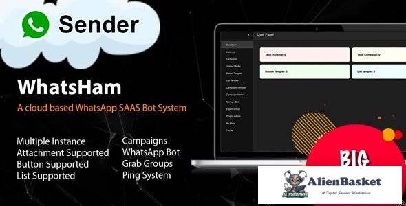 62493  WhatsHam v2.0.5 - A cloud based WhatsApp SAAS System